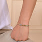 VOJ Double Toned Textural Designer Linked Bracelet For Men - Swadesiicart