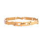 VOJ Double Toned Textural Designer Linked Bracelet For Men - Swadesiicart
