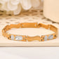 VOJ Double Toned Textural Designer Linked Bracelet For Men - Swadesiicart