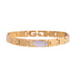 VOJ Dual Plated Textural Designed Linked Bracelet For Men - Swadesiicart
