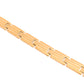 VOJ Gold Polished Linked Designed Bracelet For Men's - Swadesiicart