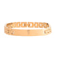 VOJ Men Gold Polished Link Bracelet - Swadesiicart