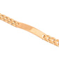 VOJ Men Gold Polished Link Bracelet - Swadesiicart