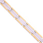 VOJ Men Double-Toned Stainless Steel Linked Chain Bracelet - Swadesiicart