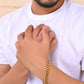 VOJ Stainless Steel Men's Linked Bracelet - Swadesiicart