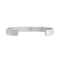 VOJ Silver Plated Stainless Steel Kada Bracelet - Swadesiicart