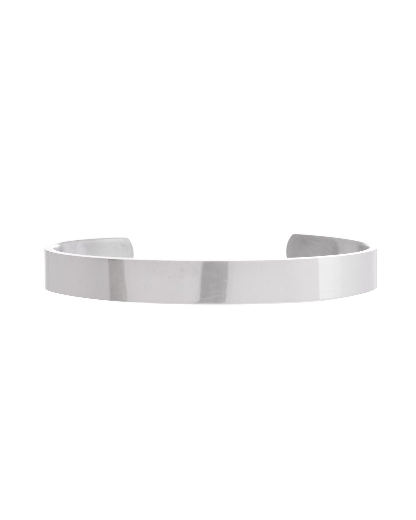 VOJ Silver Plated Stainless Steel Kada Bracelet - Swadesiicart