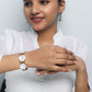 VOJ Valantine Gift Set of Silver Plated Jewellery | Swadesiicart