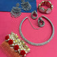 VOJ Valantine Gift Set of Silver Plated Jewellery | Swadesiicart