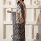 Shree Shyam Fashion Linen Cotton Black & Cream Saree