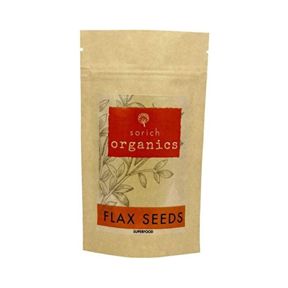 Sorich Organics Flax Seeds - Alsi Seeds - Swadesiicart