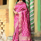 Joban Fashion Pink Soft Pure Handloom Banarasi Silk Saree | Swadesiicart