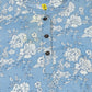 Ahika Light Blue Cotton Blend Floral Printed Straight Tunic - Swadesiicart