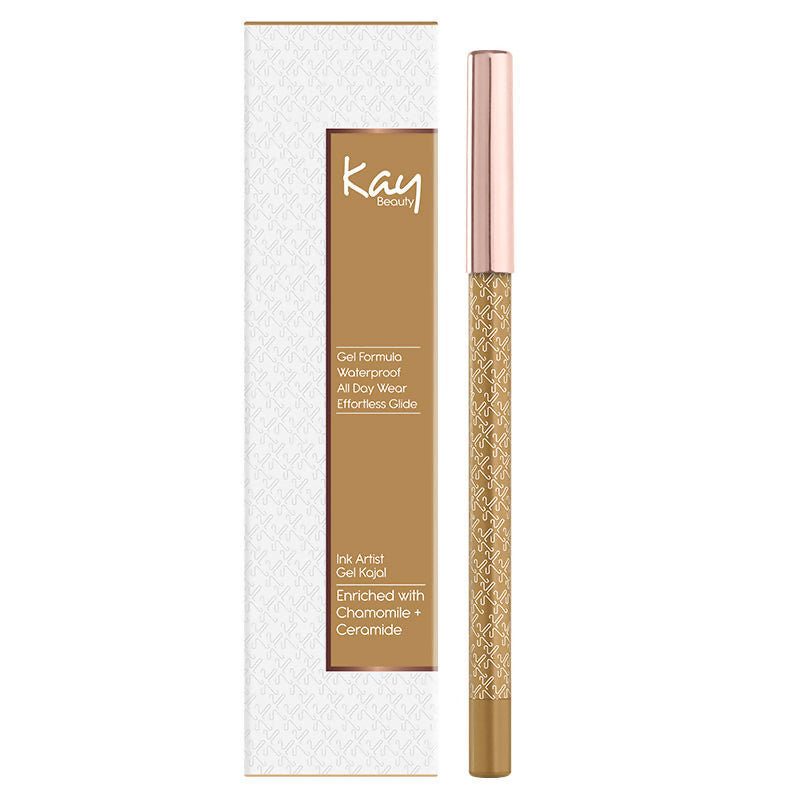 Kay Beauty By Katrina Kaif Gel Eye Pencil - Gold | Swadesiicart
