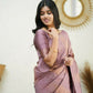 Partywear Designer Light purple Banarasi Silk Fancy Saree - Starwalk | Swadesiicart