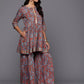 Ahalyaa Women's Traditional Wear Co-ods - Teal Blue