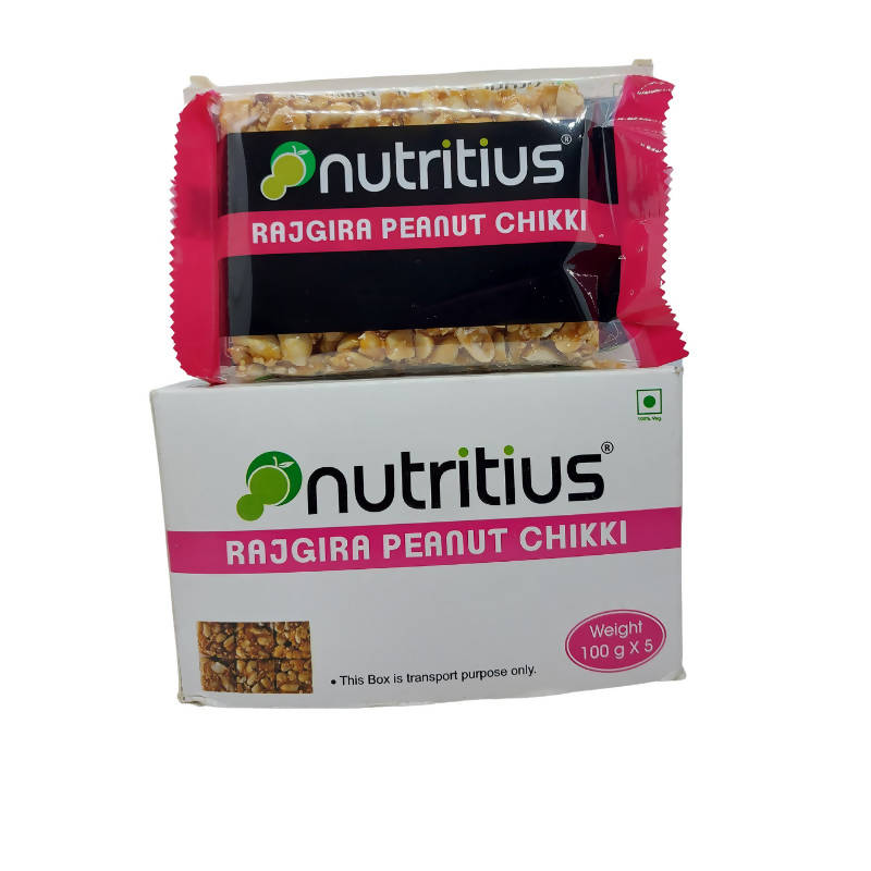 Nutritius Rajgira Peanut Chikki | Swadesiicart