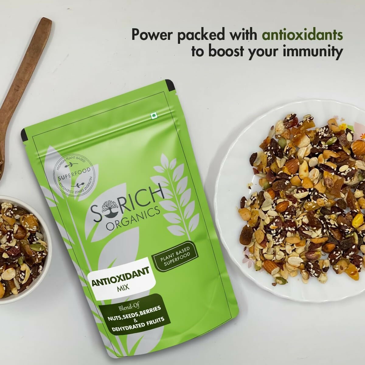 Sorich Organics Antioxidant Mix Nut Seed Berries - Swadesiicart