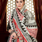 Aayaa Designer Winter Collection Printed Saree With Shawl - Multi Color