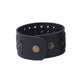 NVR Men's Set of 2 Black Leather Bracelet - Swadesiicart