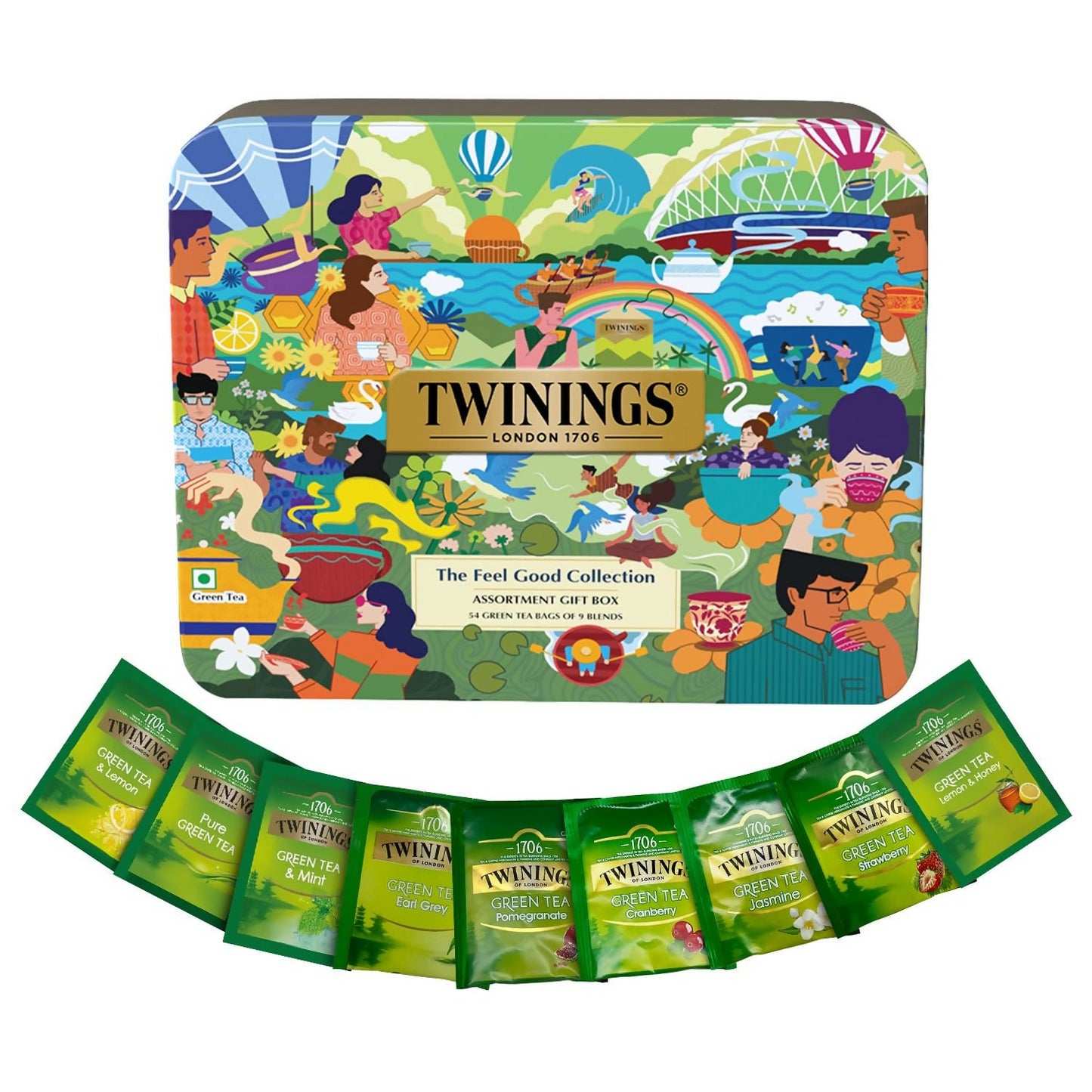 Twinings The Feel Good Collection Assortment Tea Gift Set | Swadesiicart
