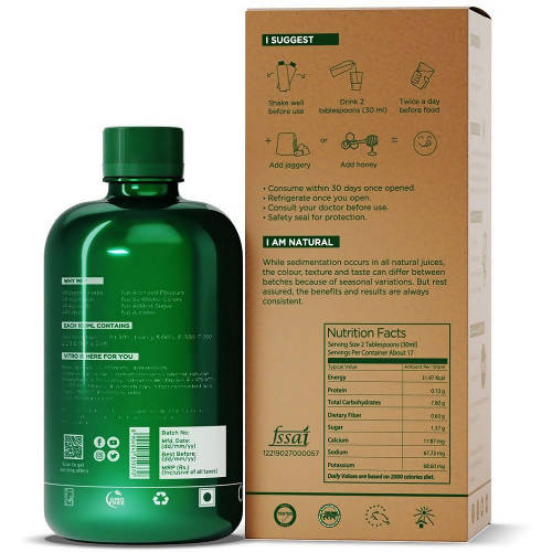 Vitro Naturals Aloe Vera Juice I Am Detox | Swadesiicart