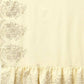 Ahalyaa Cream Crepe Glitter Print Kurta Sharara Set With Dupatta | Swadesiicart