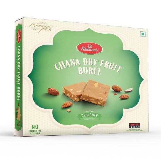 Haldiram's Chana Dry Fruit Burfi | Swadesiicart