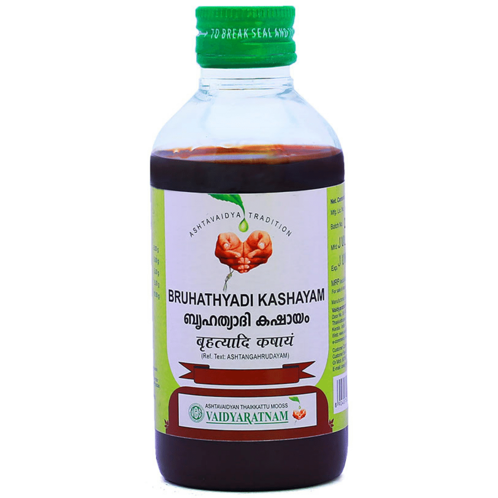 Vaidyaratnam Bruhathyadi Kashayam Brihatyadi Kashayam 200 ml