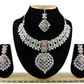 Jewel City Exquisite Crystal Flower Necklace Set | Swadesiicart