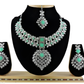 Jewel City Exquisite Crystal Flower Necklace Set | Swadesiicart