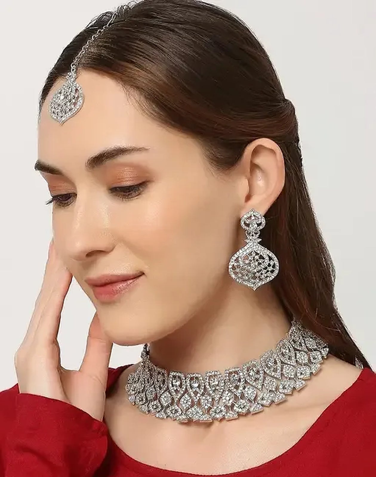 Jewel City Luxury Diamond Jewelry Set | Swadesiicart