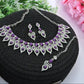 Jewel City Elegant Purple Gemstone Jewelry Set | Swadesiicart