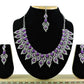 Jewel City Elegant Purple Gemstone Jewelry Set | Swadesiicart