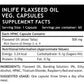 Inlife Flaxseed Oil Capsules Without Gelatin