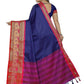 Vamika Banarasi Silk Royal Blue Weaving Saree | Swadesiicart