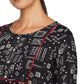Anubhutee Women's Rayon Regular A-Line Black Kurta | Swadesiicart