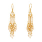 Nuyug 18k String of Pearls Gold Anti Tarnish Earrings | Swadesiicart