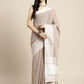 Shree Shyam Fashion Linen Beige Saree