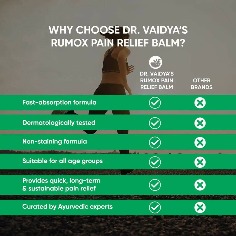 Dr. Vaidya's Rumox Pain Relief Balm | Swadesiicart