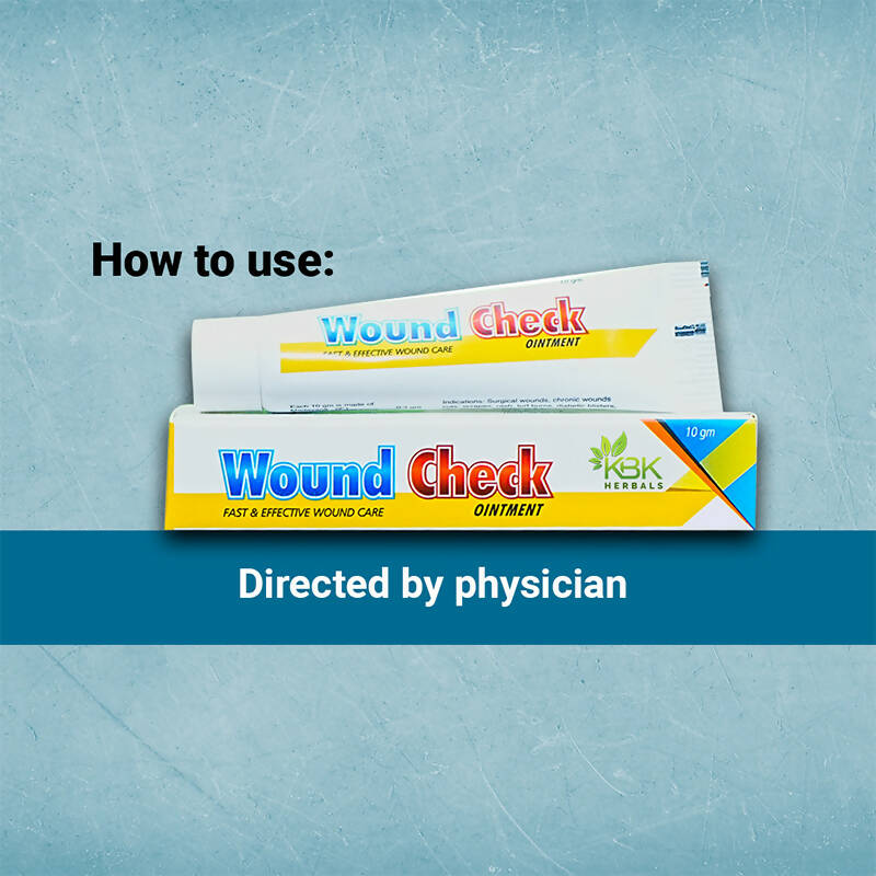 KBK Herbals Wound Check Ointment - Swadesiicart