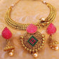 Pink & Green Antique Necklace Set