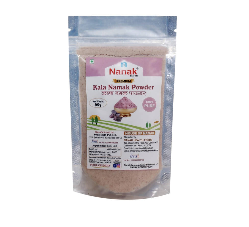 Nanak Premium Black Salt (Kala Namak),100g - Swadesiicart
