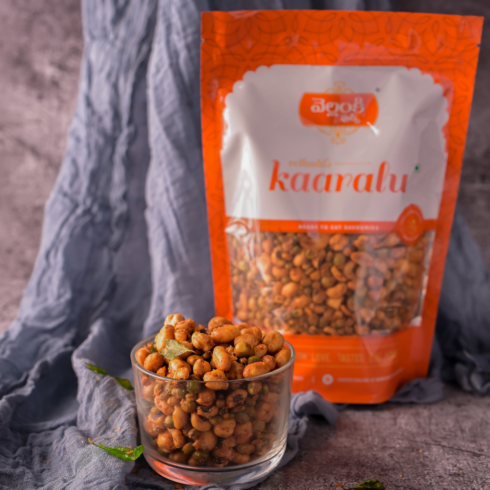 Indian Snacks Vellanki Foods - Navarathna Mixture | Andhra Special Navaratan Mixture | Homemade Snacks | No Preservatives Added - Swadesiicart