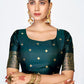 Vellora Navy Blue Premium Banarasi Silk Saree with Gold Zari | Swadesiicart