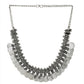 NVR Women Silver-Plated Oxidised Necklace | Swadesiicart