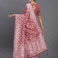 Shree Shyam Fashion Linen Cotton Peach Saree