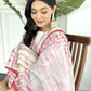 White Multi Viscose Chanderi Stitched Suit With Dupatta - Tanisha | Swadesiicart