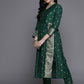 Ahalyaa Women's Traditional wear Kurta Set - Green | Swadesiicart