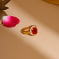 Ruby Raang Red Stone Ring | Swadesiicart